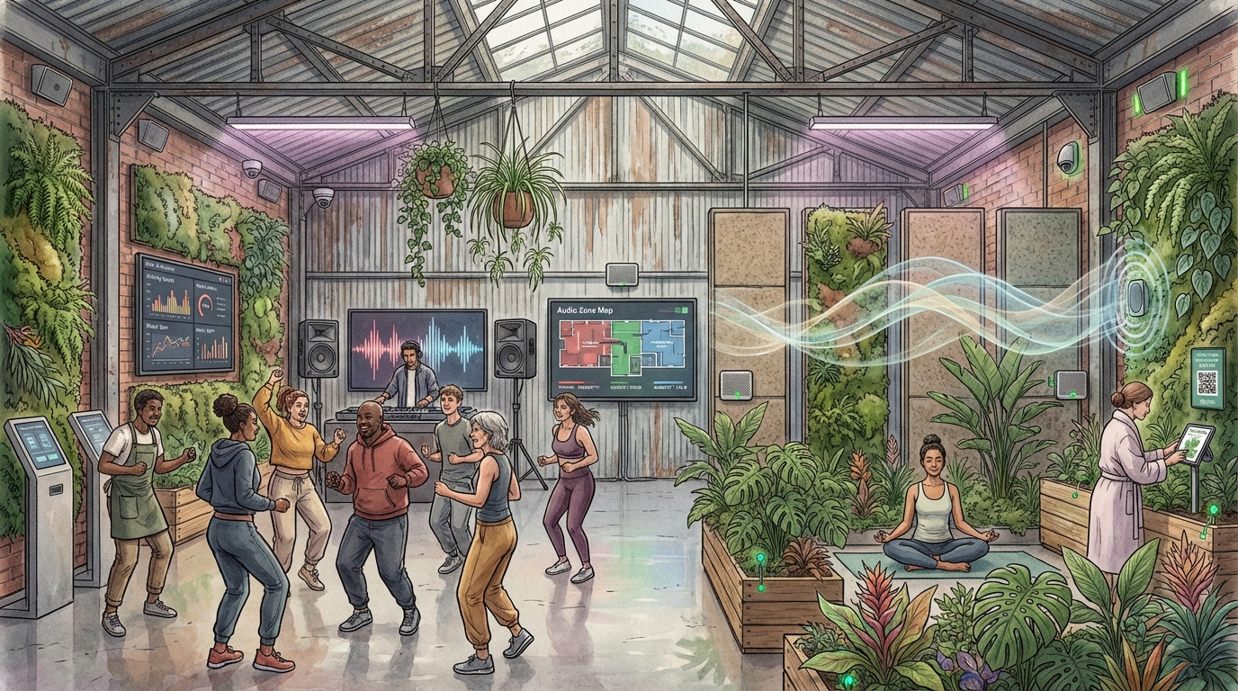 Music and atmosphere zones